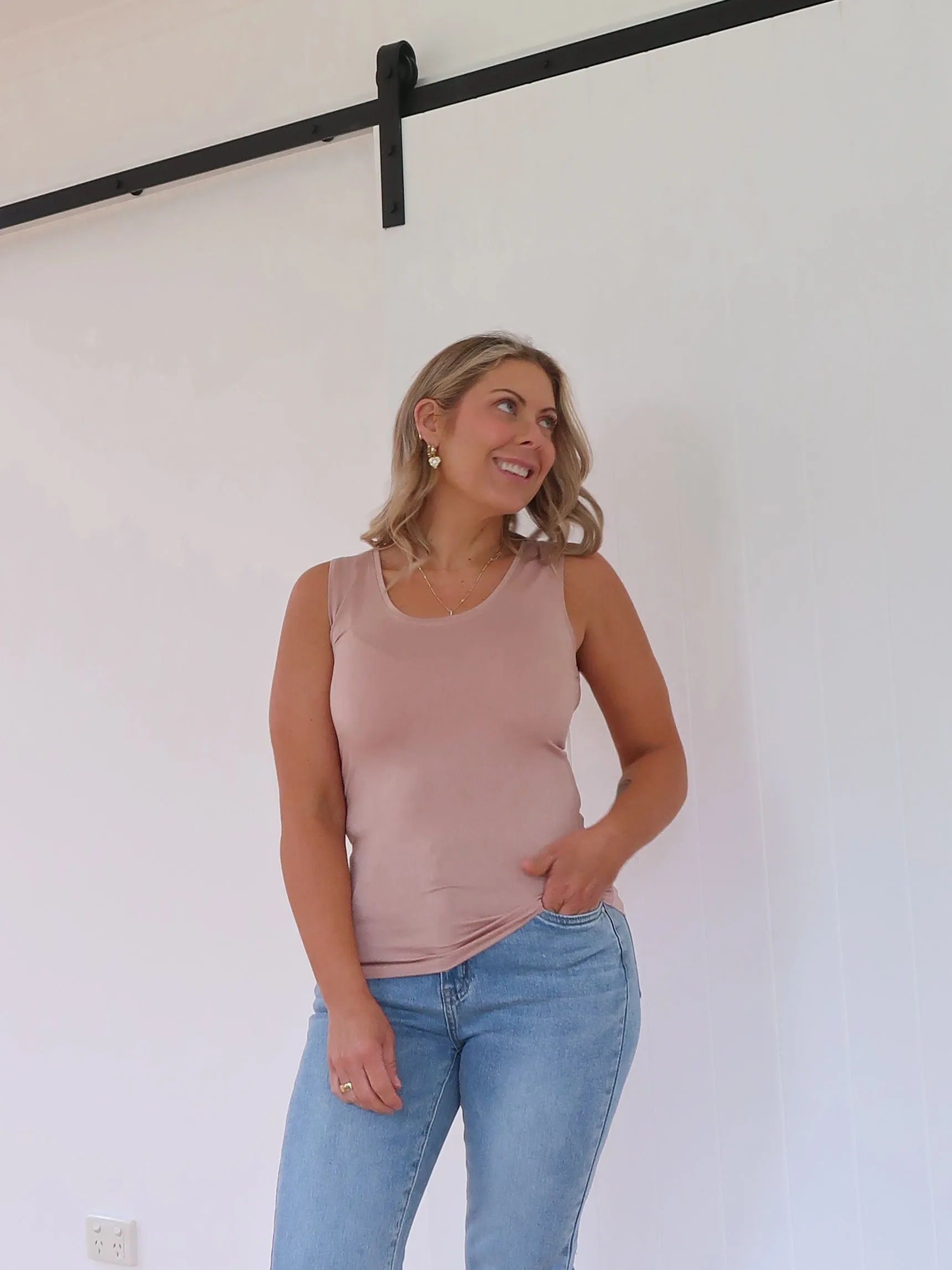 Liza Tank- Nude Low - end