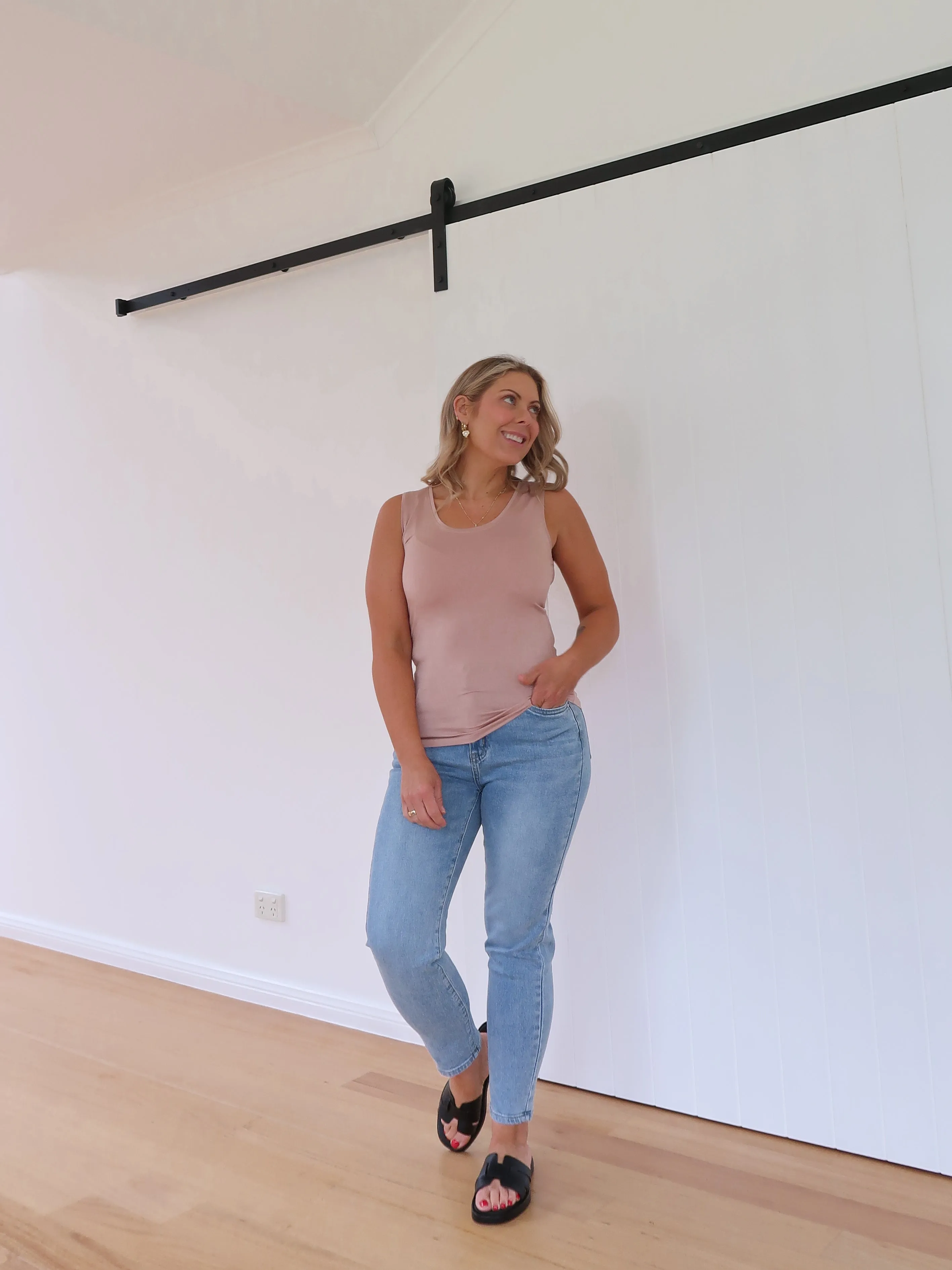 storage purpose Liza Tank- Nude