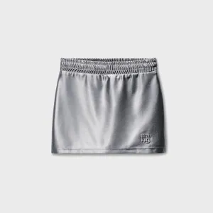 T by Alexander Wang Mini Skort - Black Heritage Brand Waist Defining