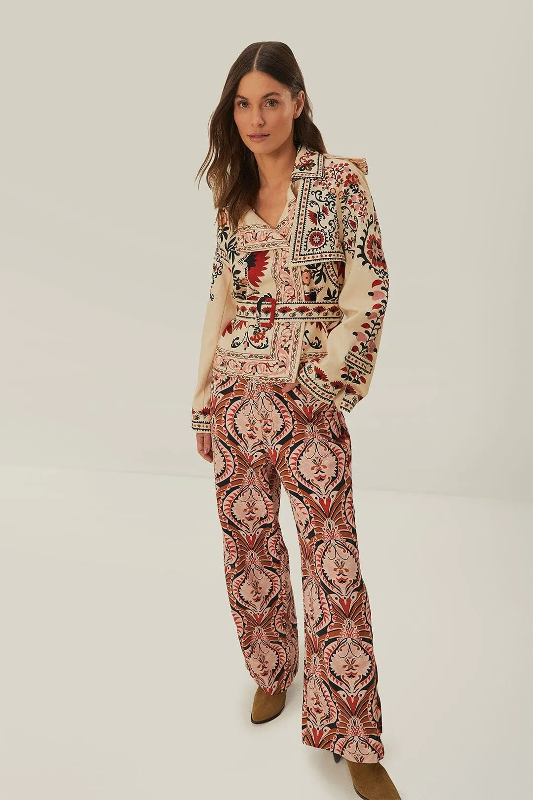 Brown Pineapple Jewelry Pants Breathable Stretch Wear