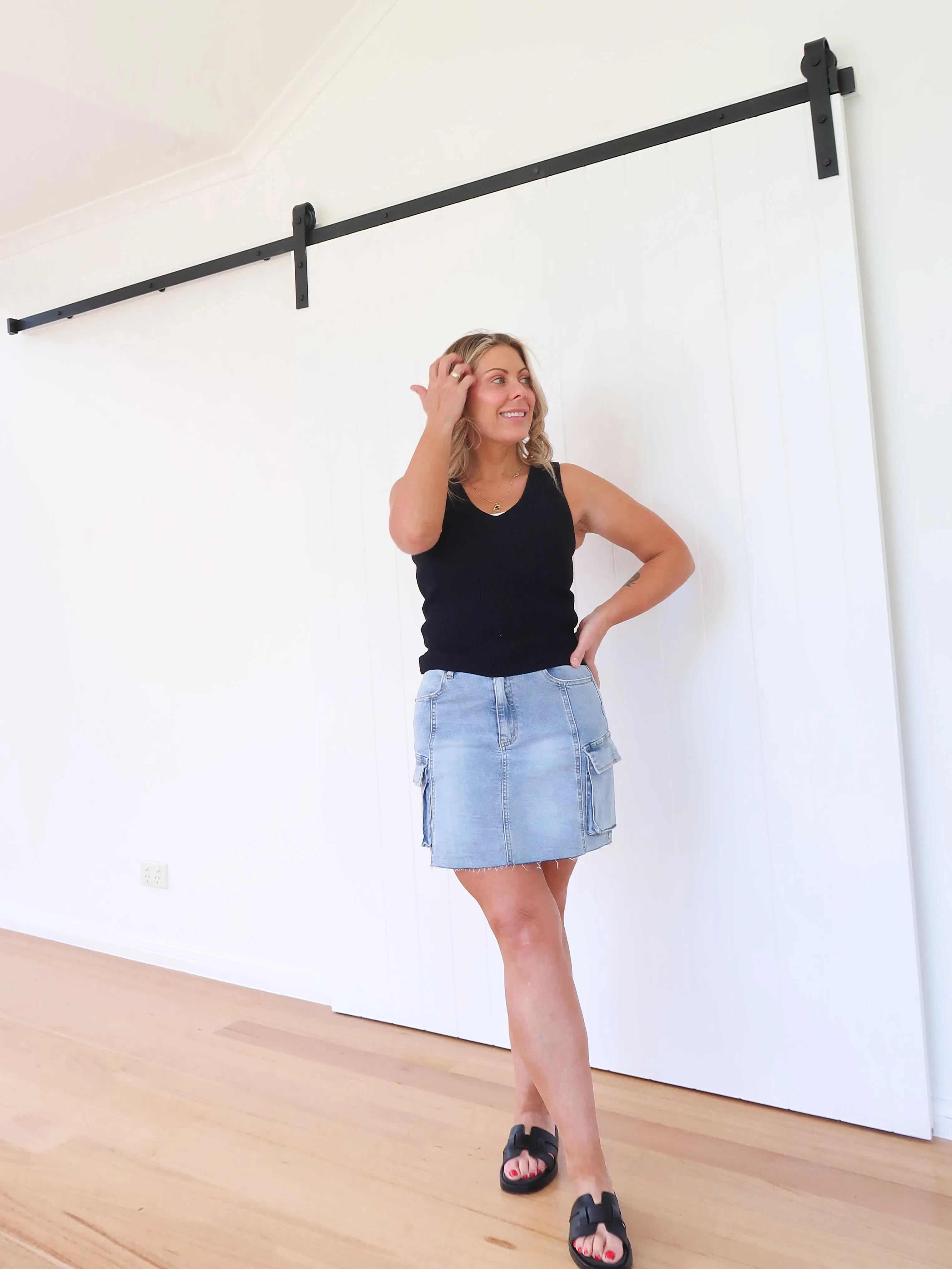 Tamika Denim Skirt Custom made