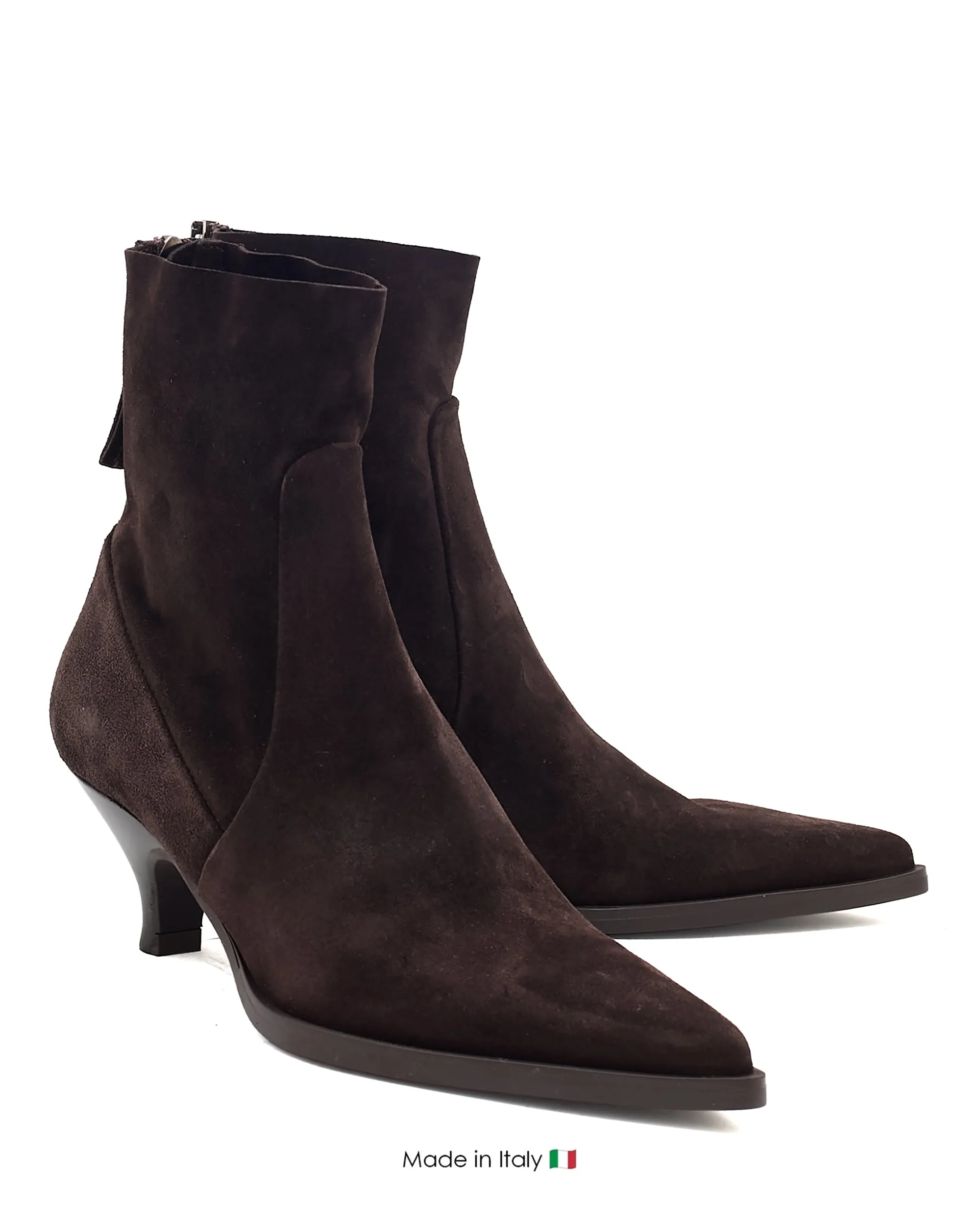 E4171 Dark Brown Boot Suede Superior Design