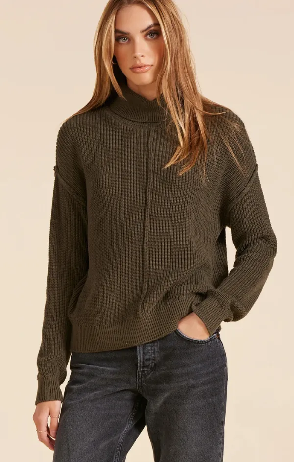 Tencel Blend Fabric The Essential Turtleneck Sweater