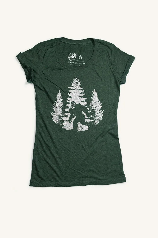 Stylish Look Active Layer Fit The Ultimate Outsider Sasquatch T-shirt (Womens)
