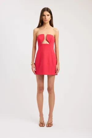 Ariel Low Cut Mini Dress Rural Charm