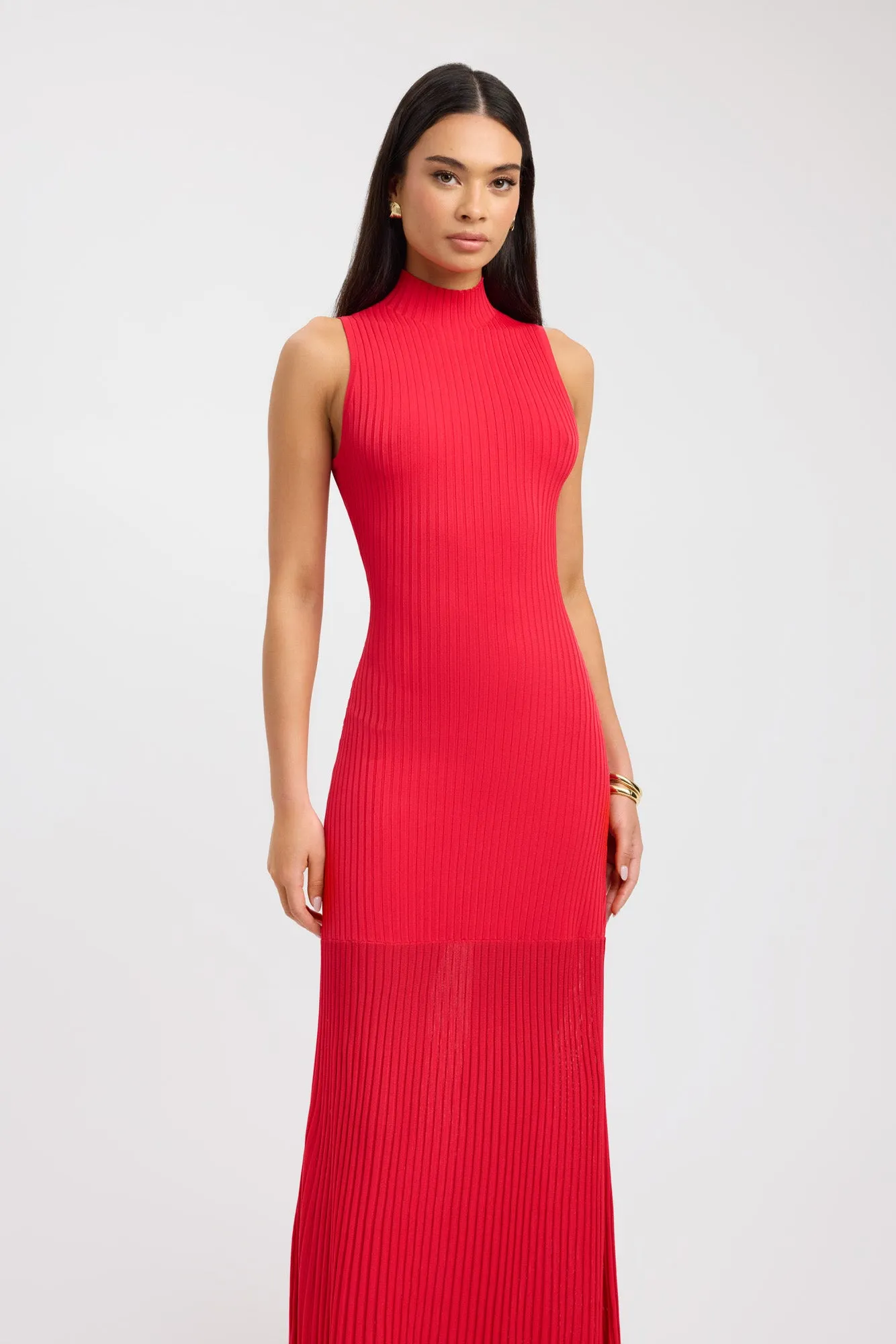 Manhattan Maxi Dress Subtle Lines City Mood