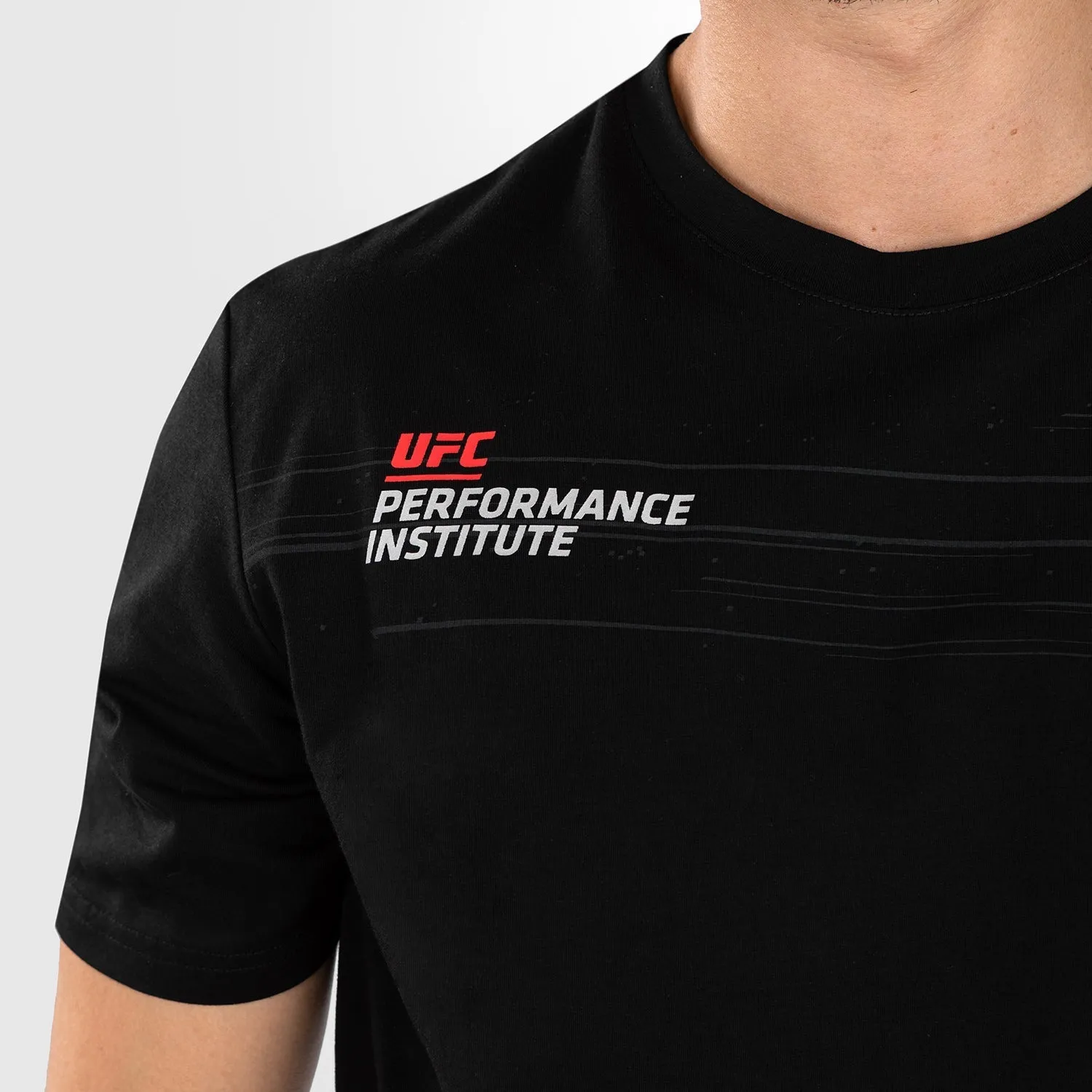 Non Fading Material Eco Friendly Production UFC Venum Performance Institute 2.0 Men??s T-Shirt - Black/Red