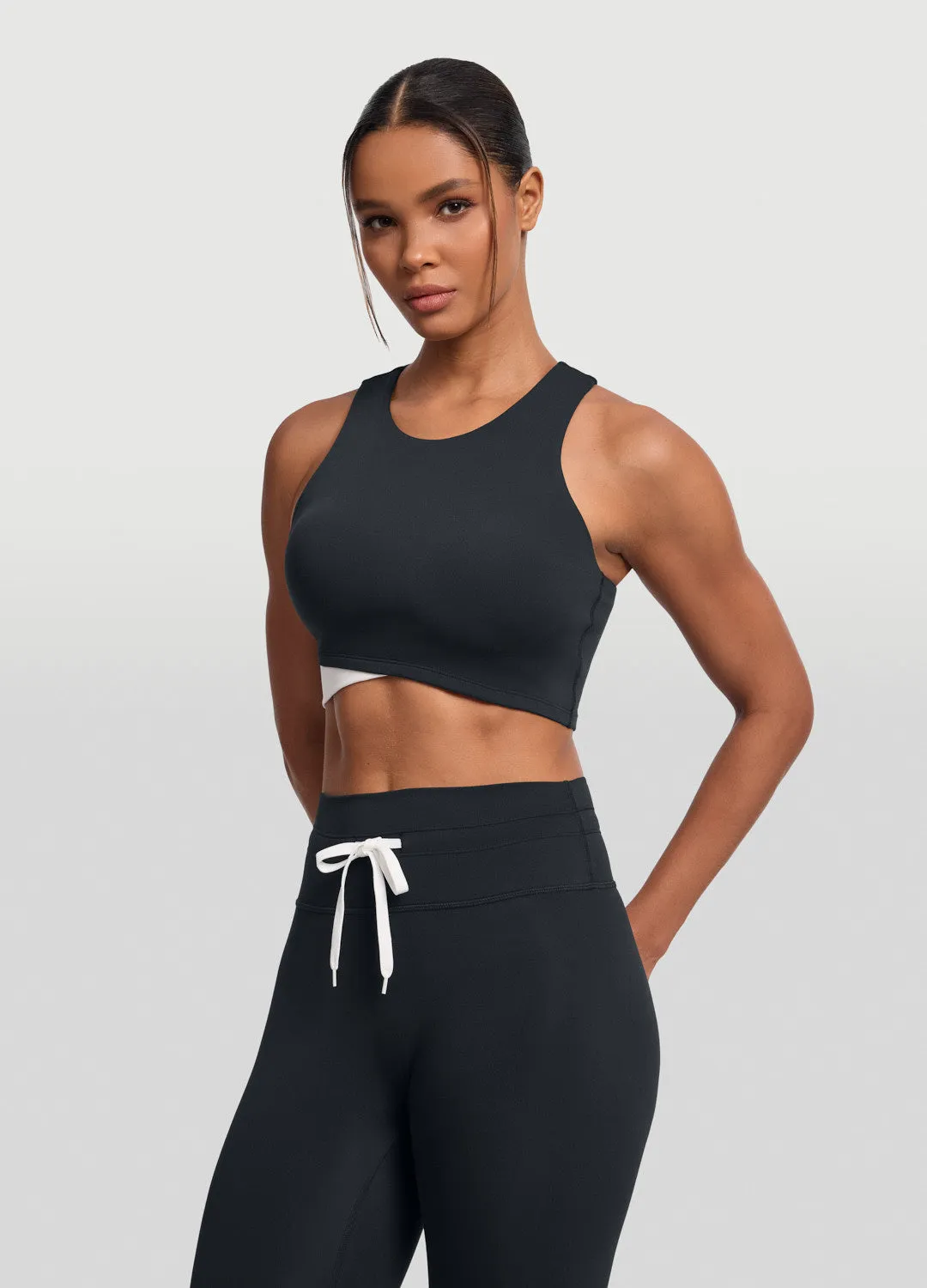 Revolutionary Two-Tone Crop Top
