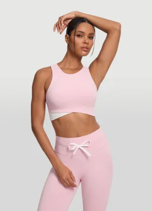 Odor Resistant Tech Two-Tone Crop Top