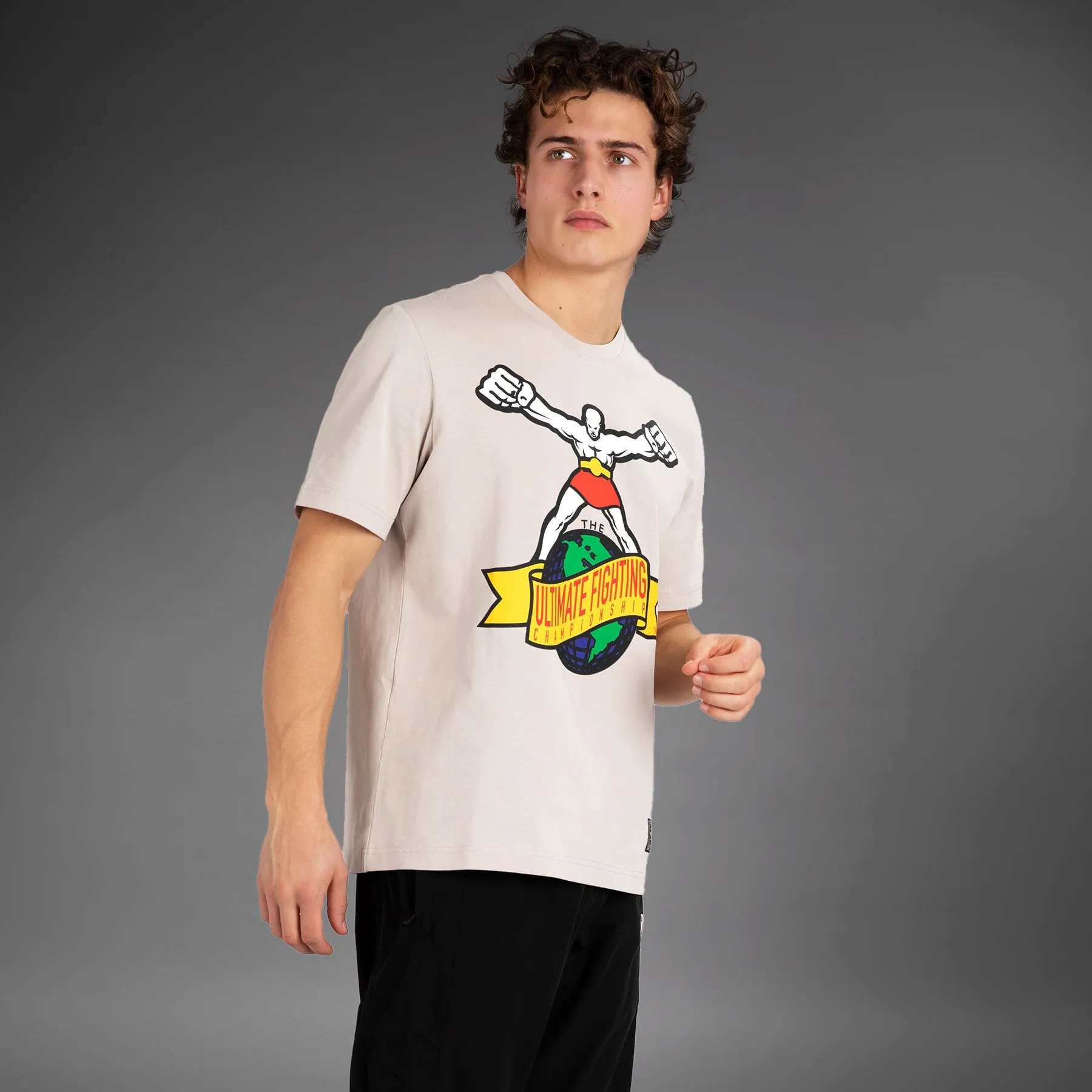 UFC by Venum Ulti-Man T-Shirt - Beige All-Day Comfort Wear Bold colors