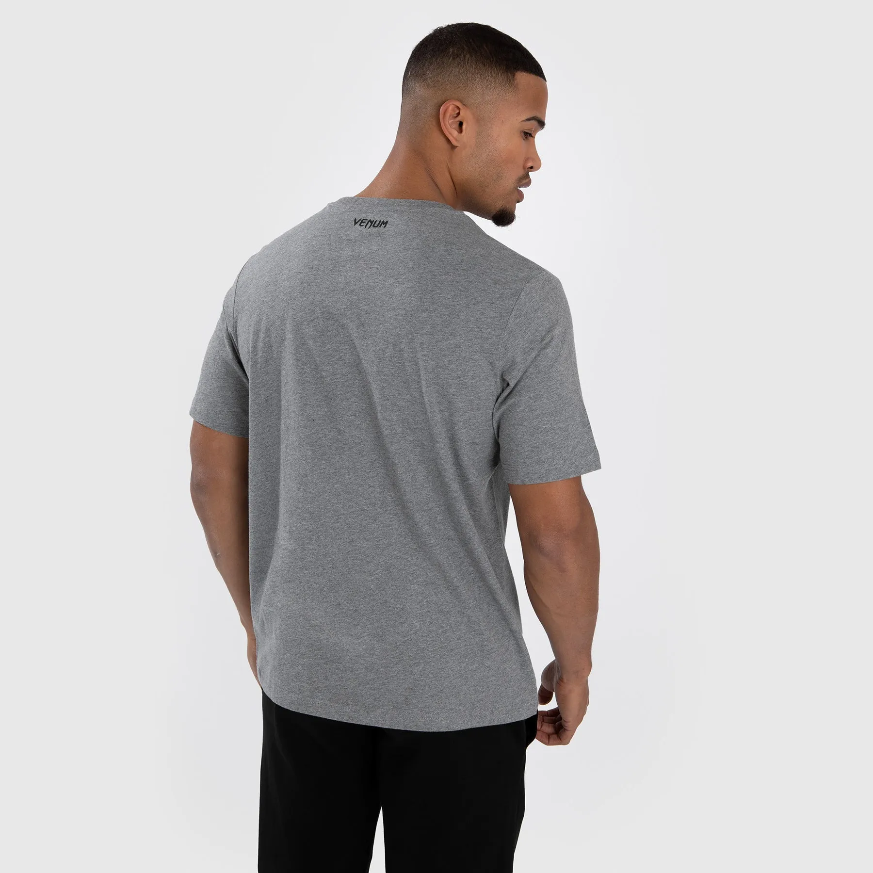 UFC Venum Classic T-Shirt - Grey/Red Non Irritating Tags Modern Design