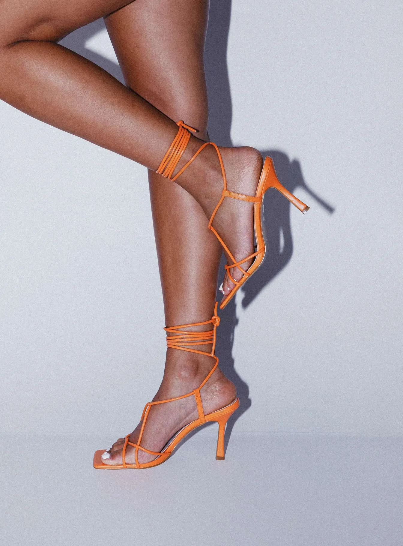 Classic Wedding Heels Unreal Heels Orange
