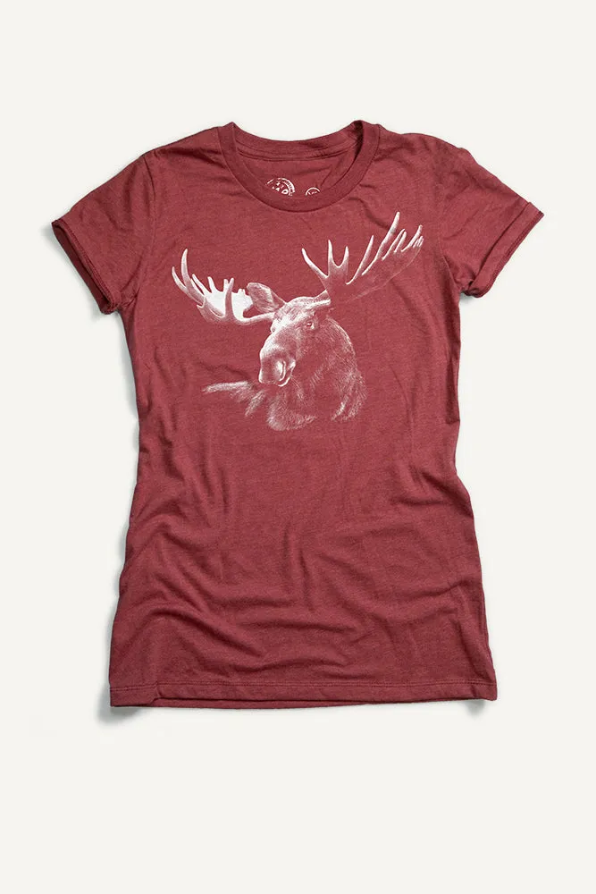 Abstract mystery Moose T-Shirt (Womens)