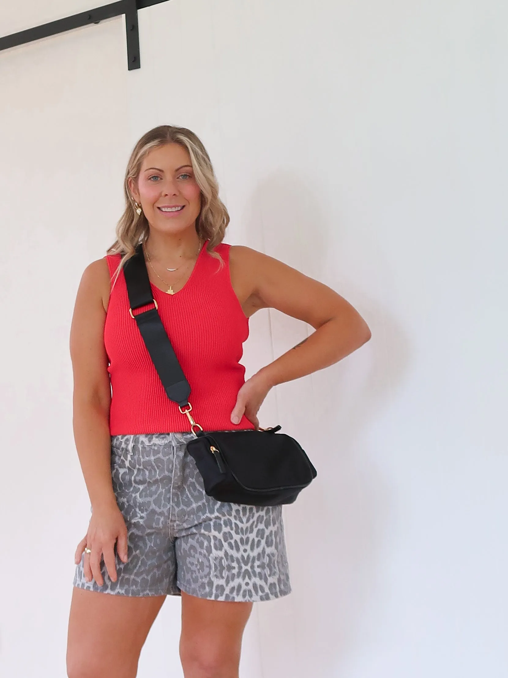 Layer Smooth Amina Tank- Red