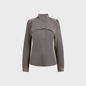 Smart Design UV Protective Hyein Seo Double Layer Moto Jacket - Charcoal