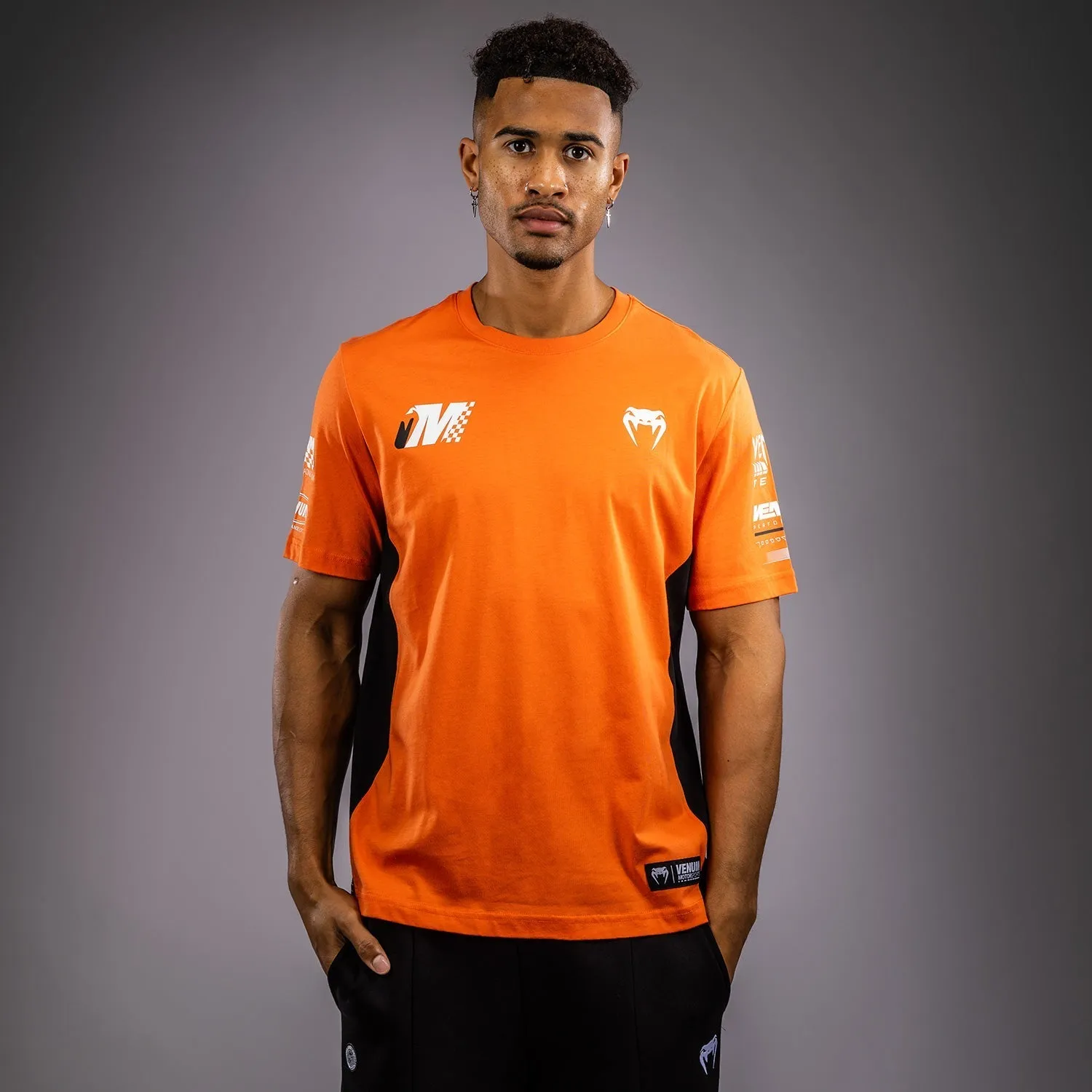 Soft Wearable Venum Motorsport T-Shirt - Tangerine
