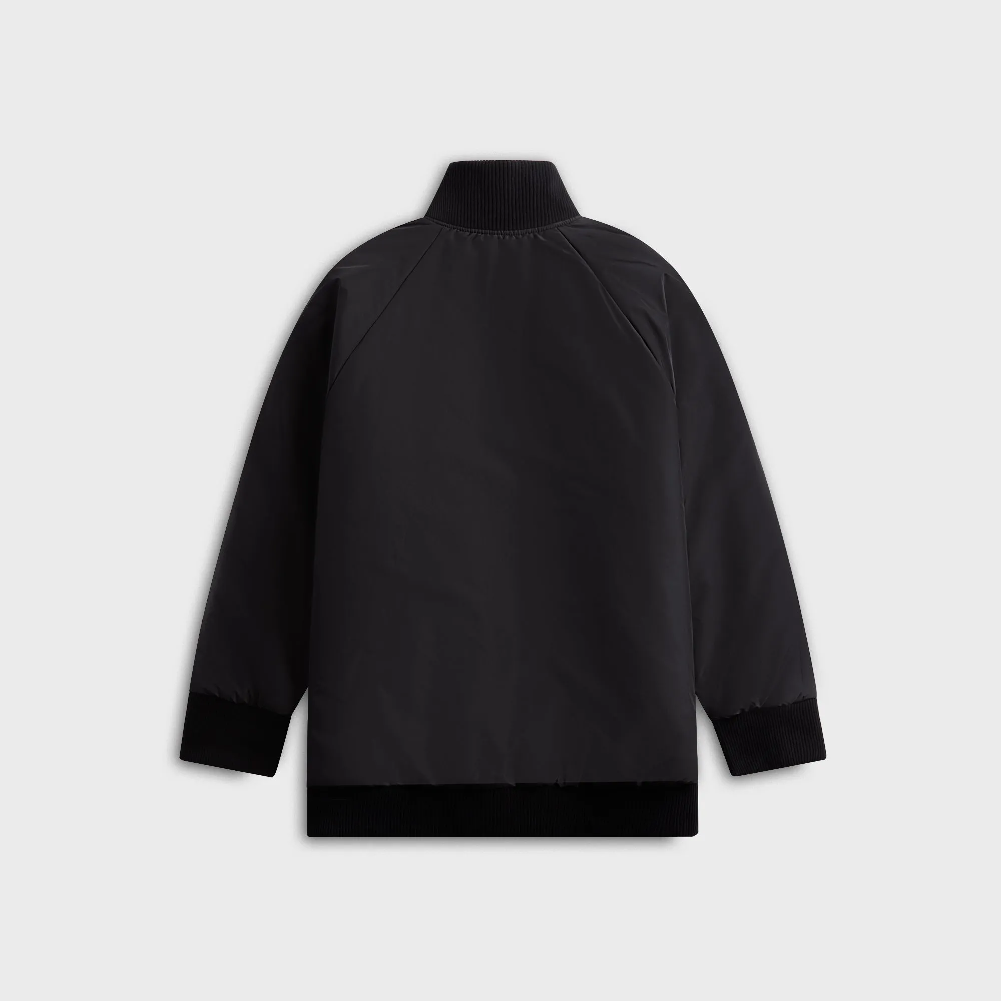 Norma Kamali Oversized Turtle Bomber Jacket - Black All Season Performance Weave
