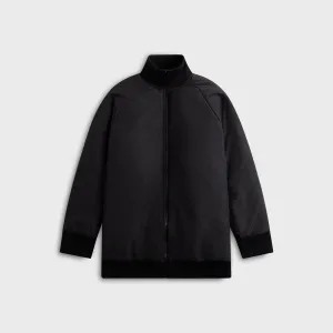 Athletic Tailored Fit Norma Kamali Oversized Turtle Bomber Jacket - Black