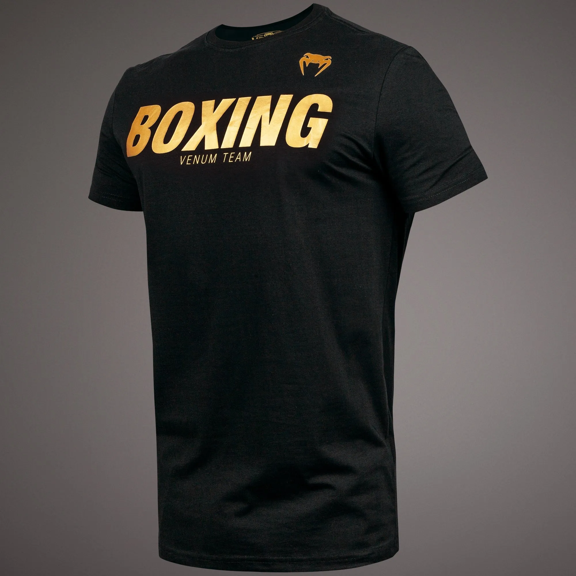 Effortless Daywear Casual Flex Design Venum Boxing VT T-shirt - Black/Gold