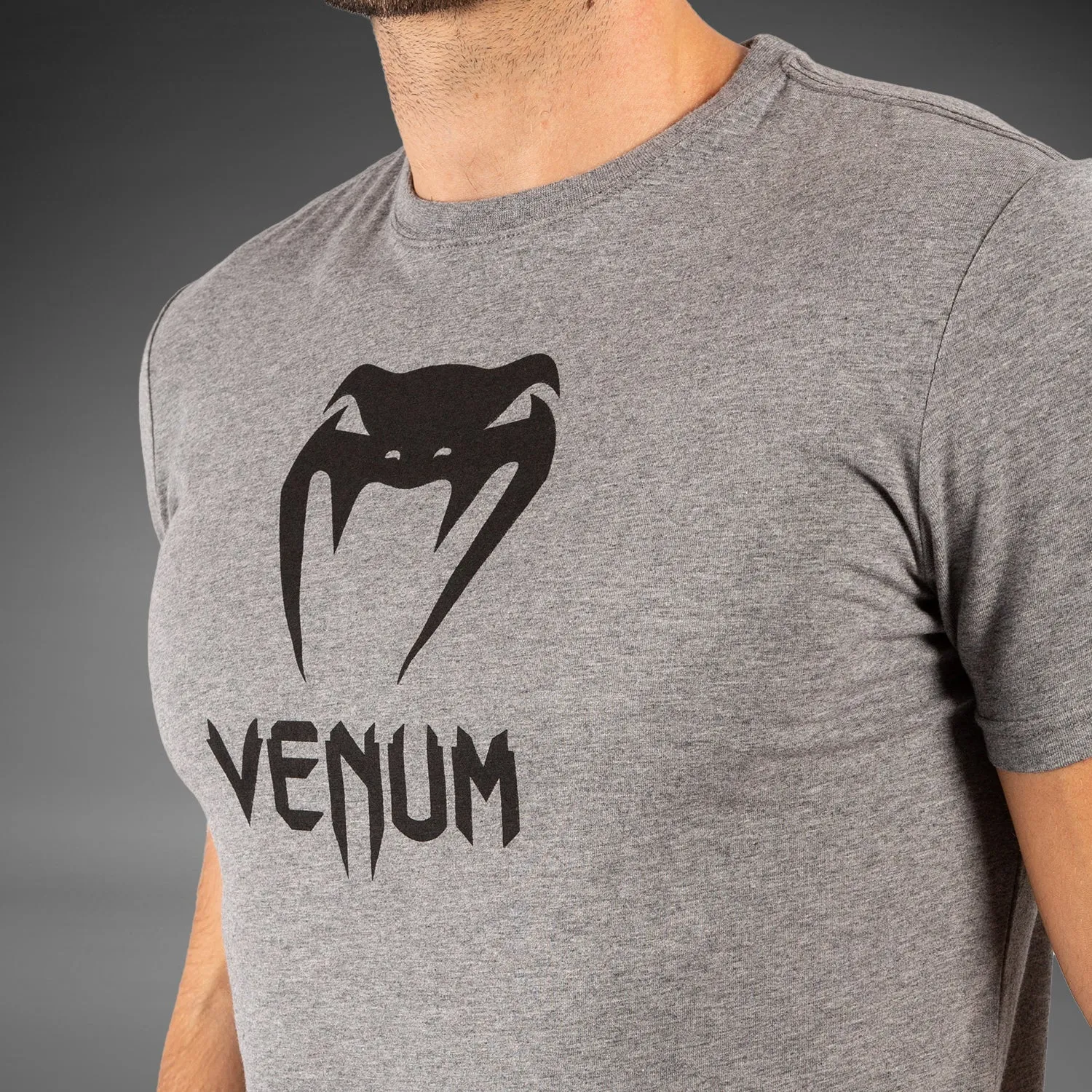 Minimal Design Venum Classic T-shirt - Heather Grey