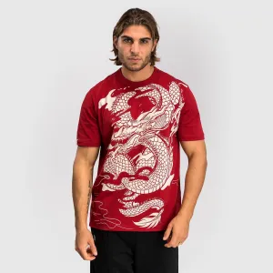 Venum Dragon??s Flight Men??s T-Shirt - Cherry Red/Cream White Perfect Comfort Wear Low carbon footprint