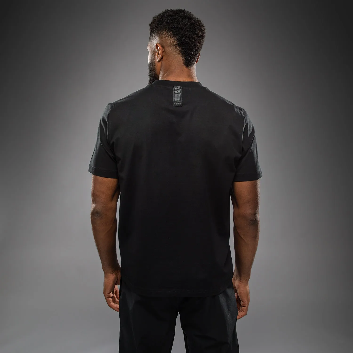 Venum Fly T-Shirt - Deep Black Breathable knit Sleek Stretch Fit