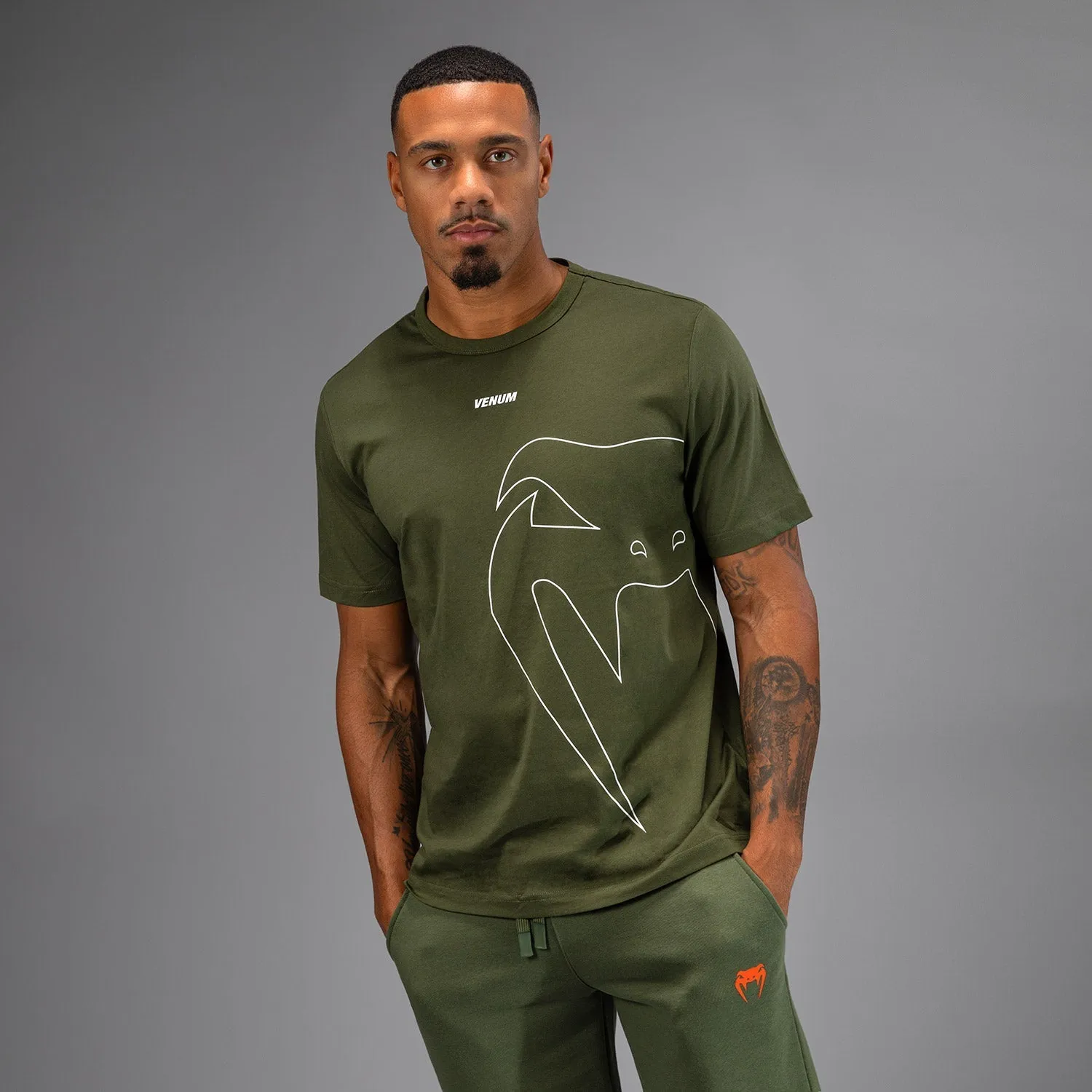 Biodegradable Textile Fashionable Fit Venum Giant Connect T-Shirt - Army Green