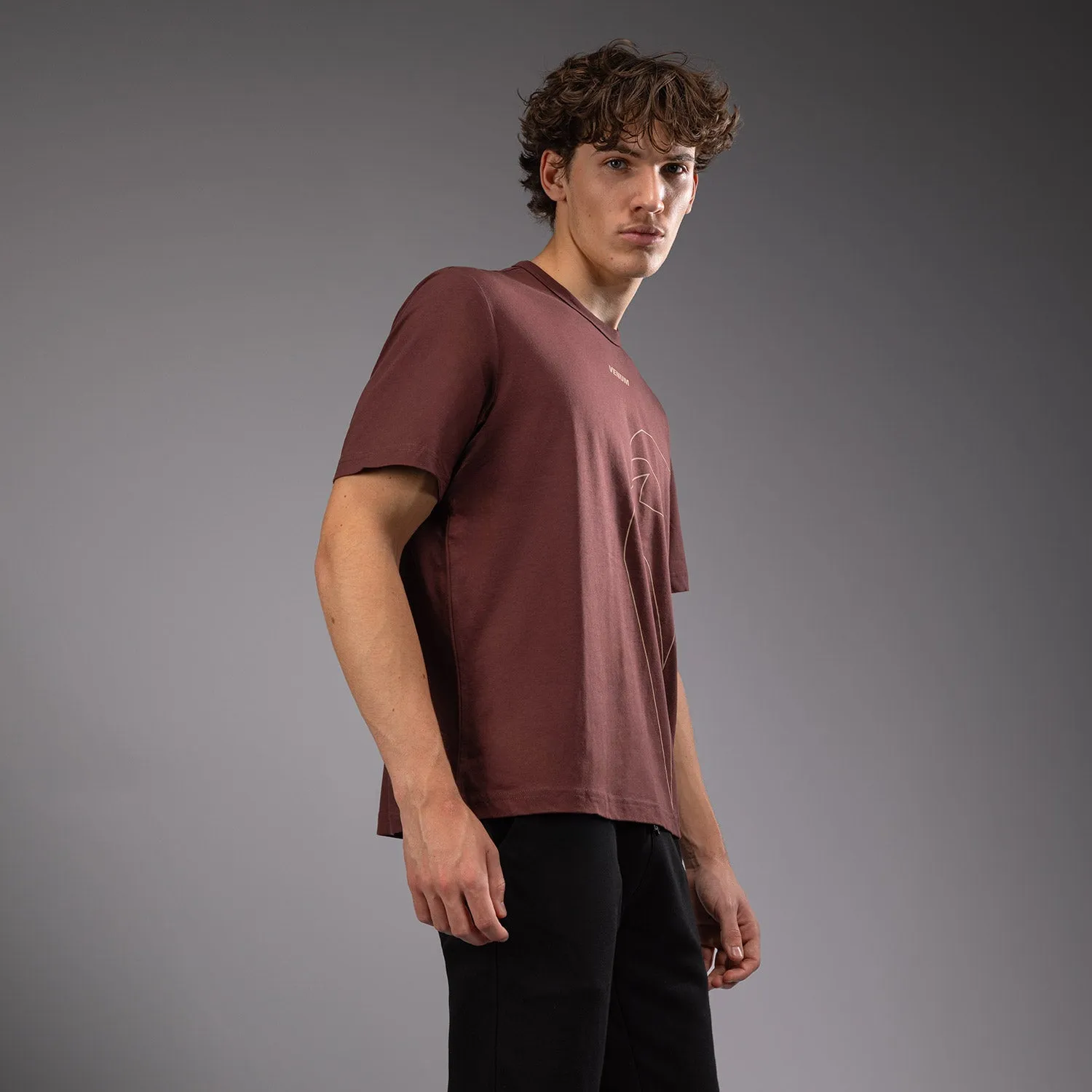 Venum Giant Connect T-Shirt - Chocolate Brown Relaxing Day