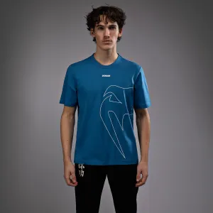 Water Based Ink Print Breathable Stretch Venum Giant Connect T-Shirt - Misty Blue