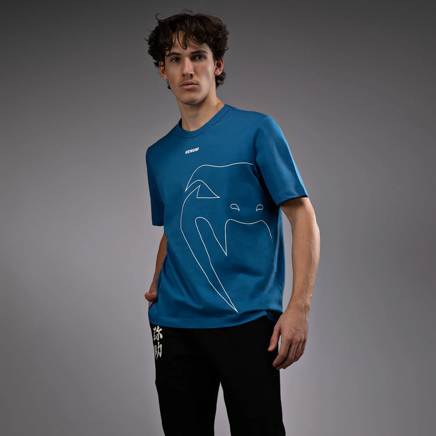 Venum Giant Connect T-Shirt - Misty Blue Easy Look