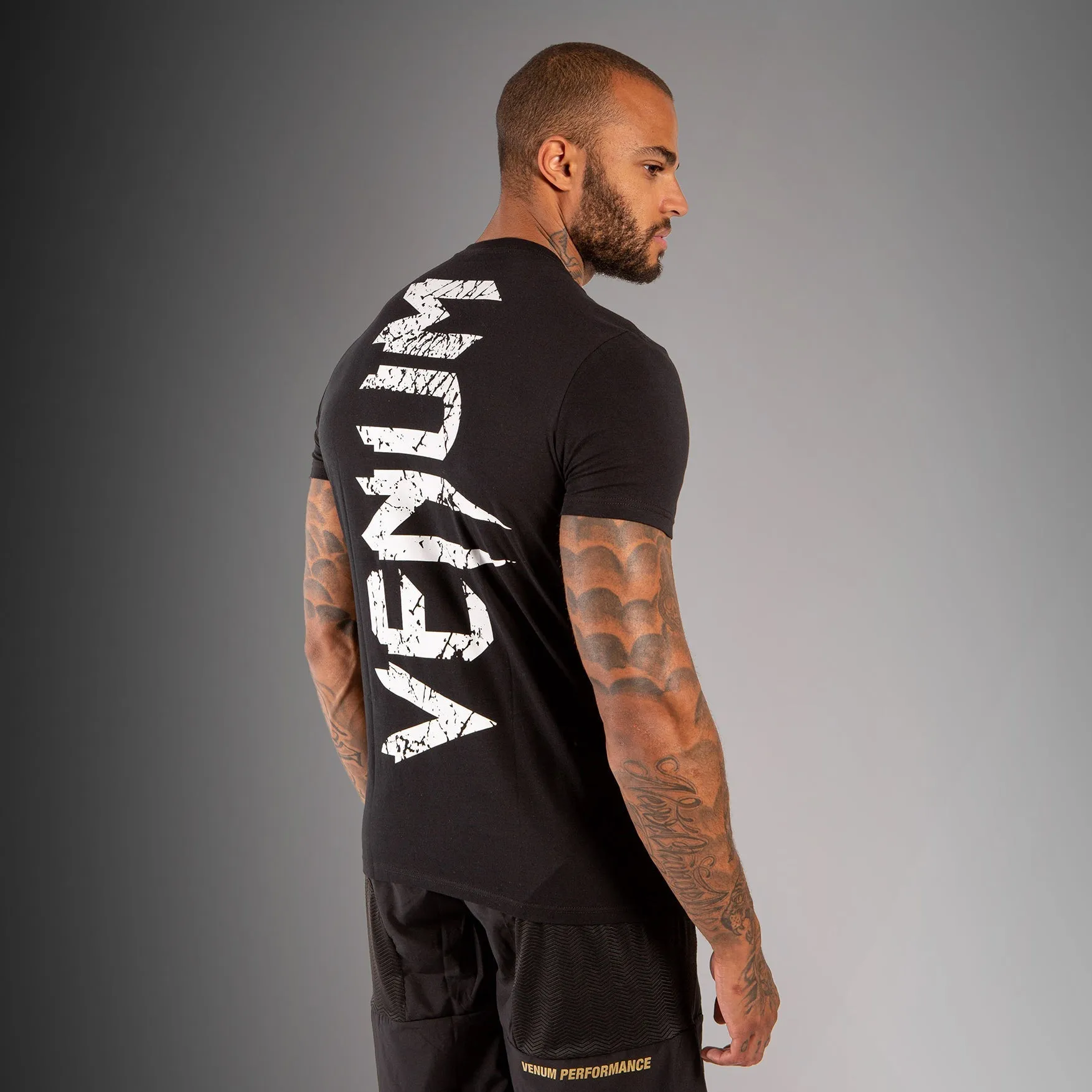 Organic Cotton Sport Performance Design Venum Giant T-shirt - Black