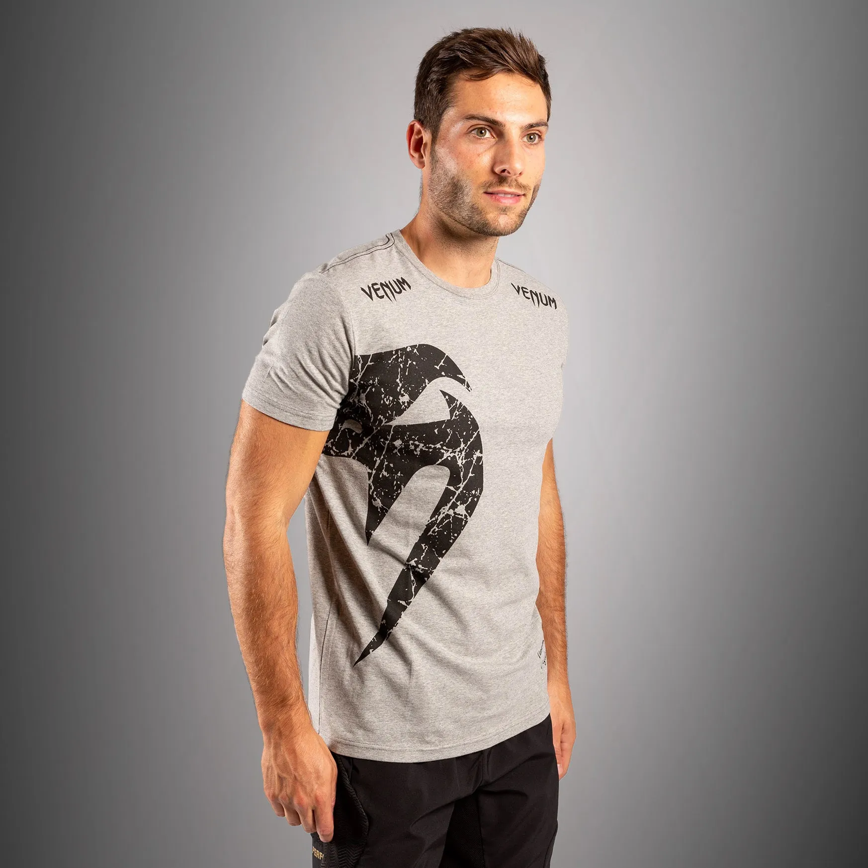 Venum Giant T-shirt - Grey/black dry cleanable