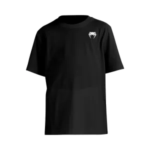 Venum Lineup Short Sleeve T-Shirt Black/White Stretchable Knit Light Flex Fit