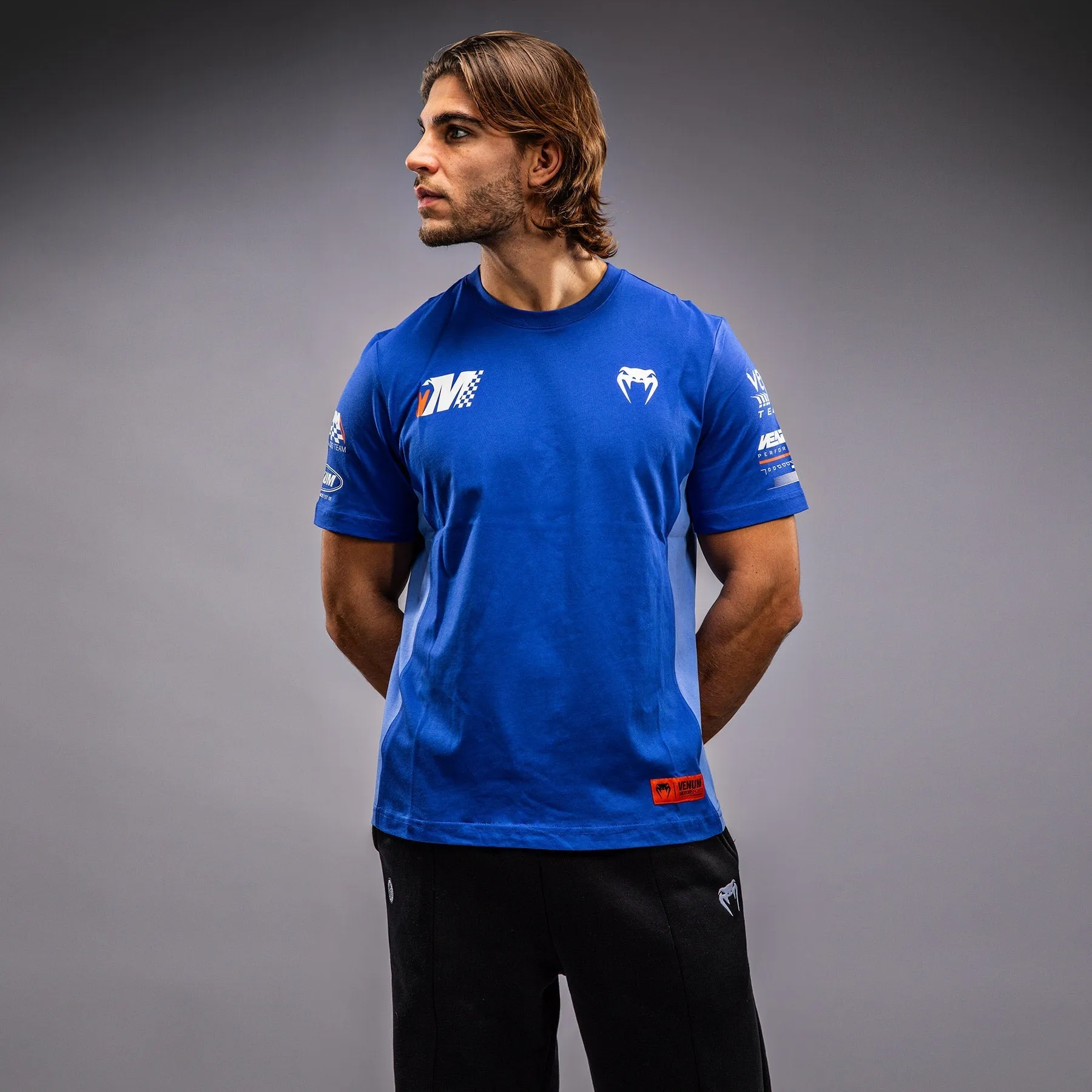 Venum Motorsport T-Shirt - Royal Blue Easy Care Material