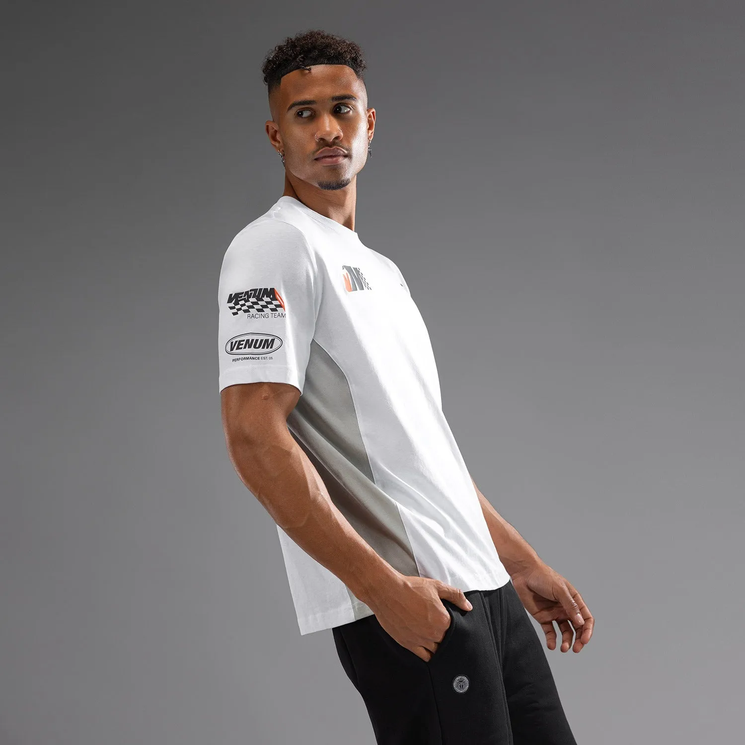 Comfort and Ease Venum Motorsport T-Shirt - Snow White