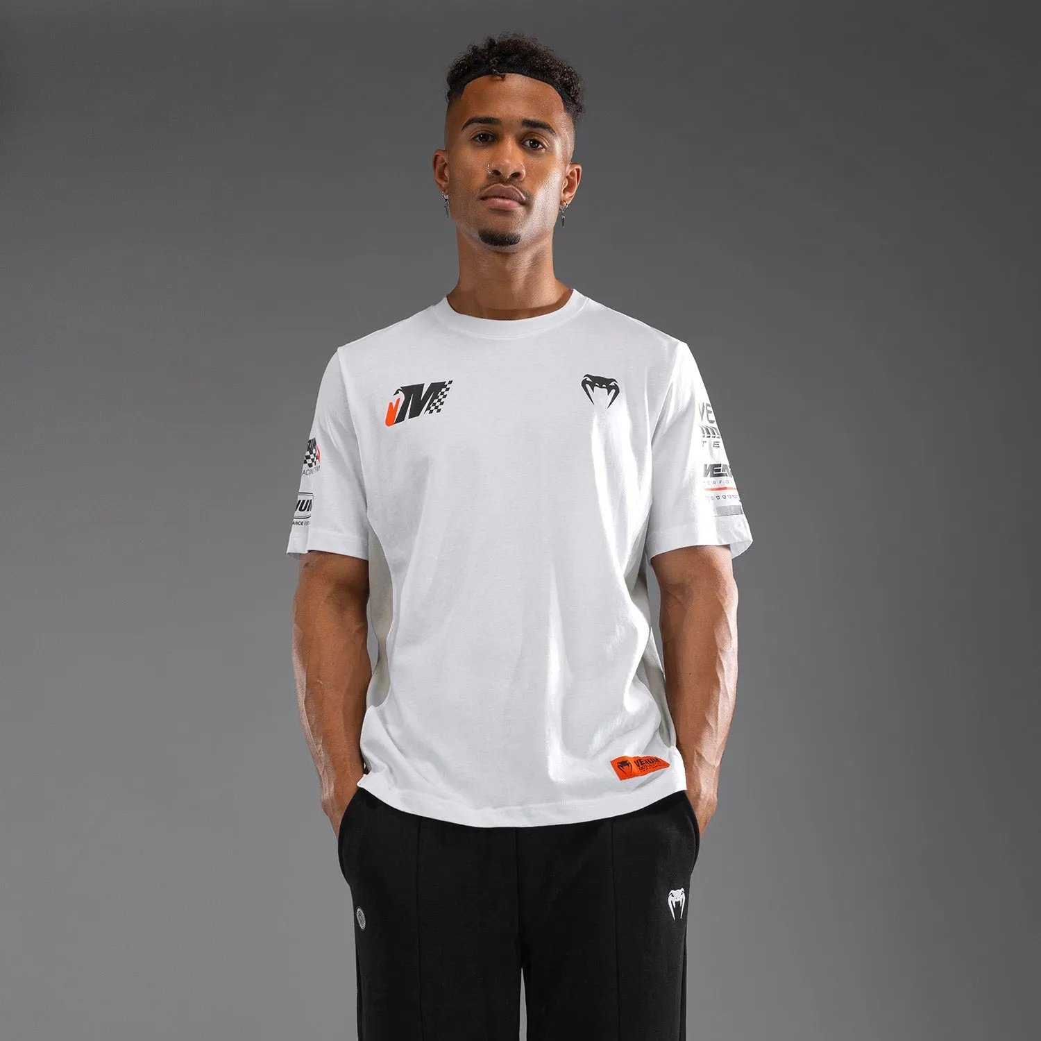 Venum Motorsport T-Shirt - Snow White Relaxed Wear Garment Dyed Technique