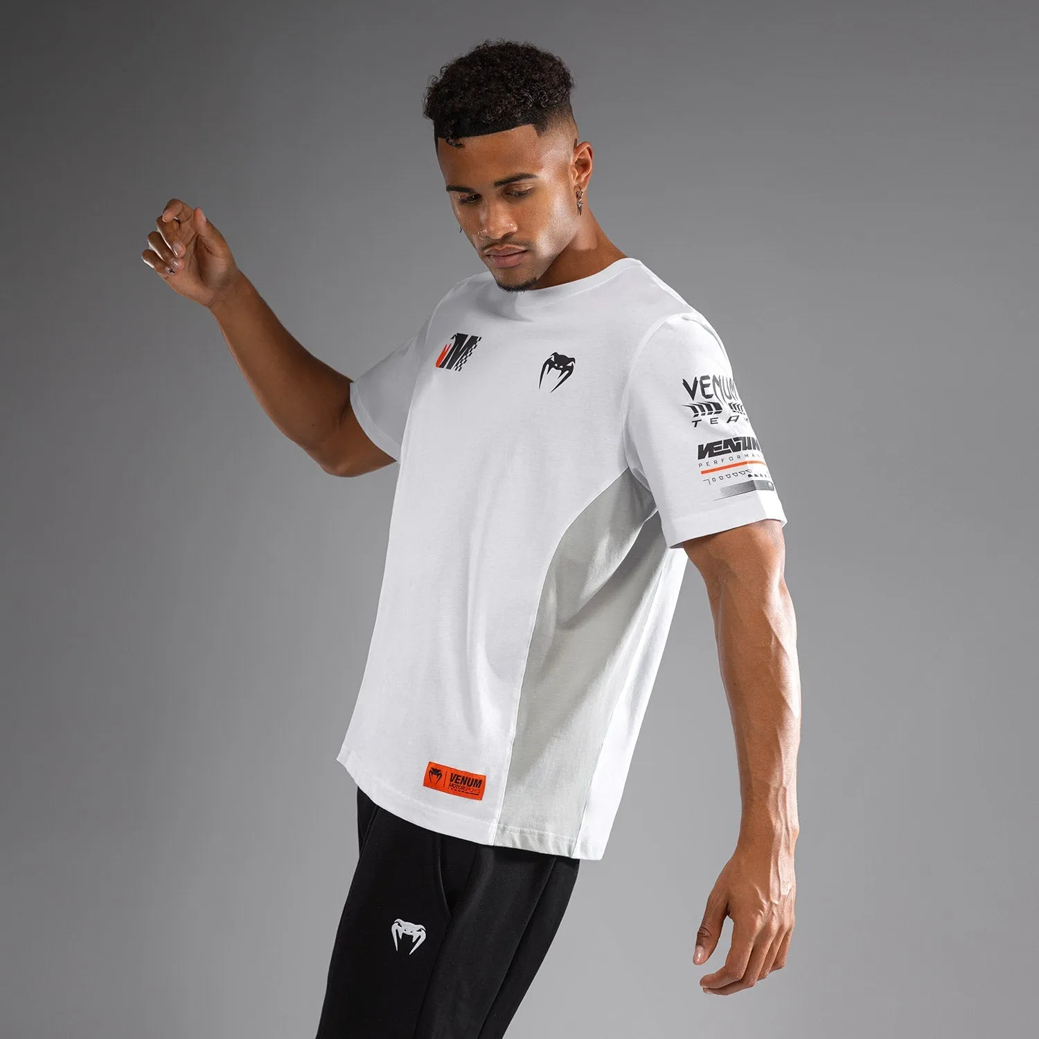 brandable Venum Motorsport T-Shirt - Snow White