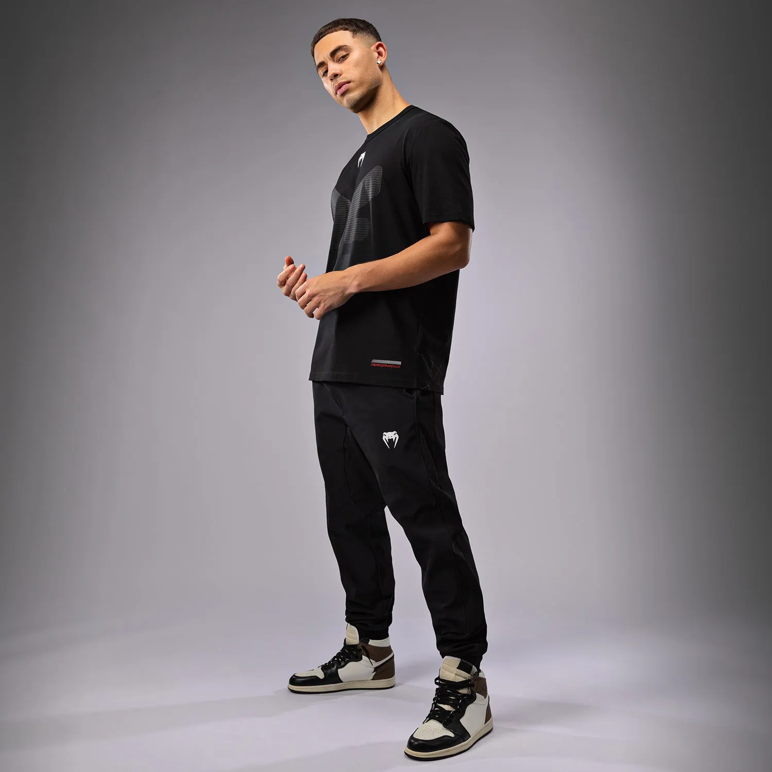 Long Sleeve Venum Tactical XT T-Shirt - Black/Fire Red