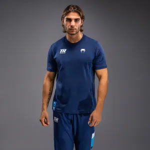 Relaxed Comfort Look Venum x Top Rank Original Men's T-Shirt - Navy Blue