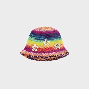 Bright Color SHAREYOURLUCE Shell Flower Bucket Hat - Multi