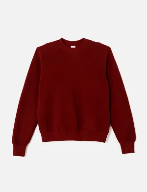 Washable Classic Crewneck Sweater, Currant