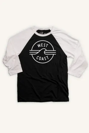 West Coast Baseball Shirt (Unisex) Lightweight Comfort Wear Cozy Style
