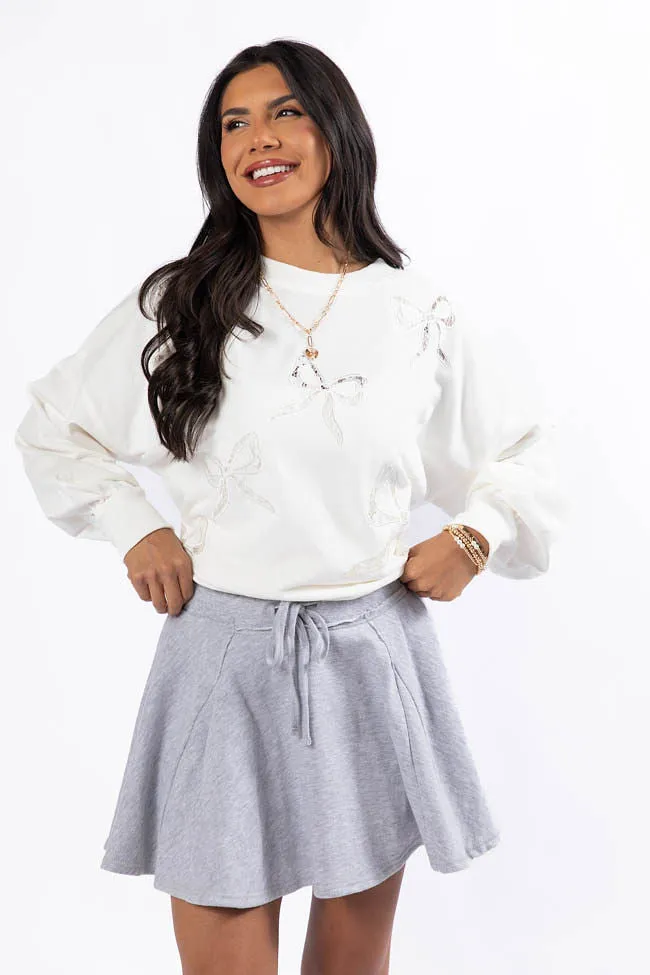 Where To Next Grey Knit Skort SALE Quick Wear