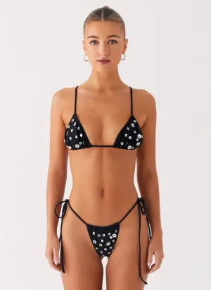 Ocean Style Vada Bikini Bottoms - Black