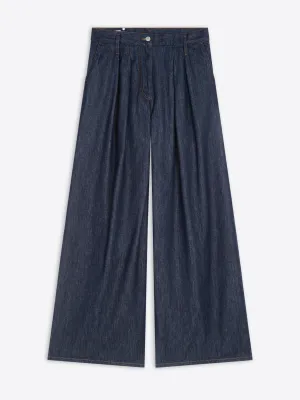Wide pleated jeans No Gap Waist