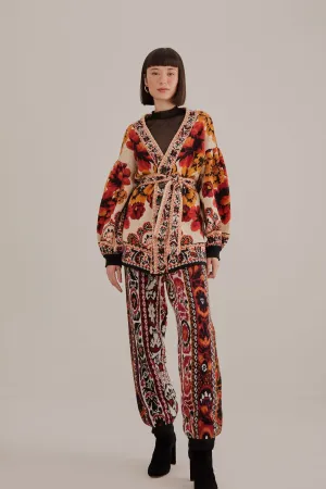 Winter Stripes Knit Jogging Pants Ultra Soft