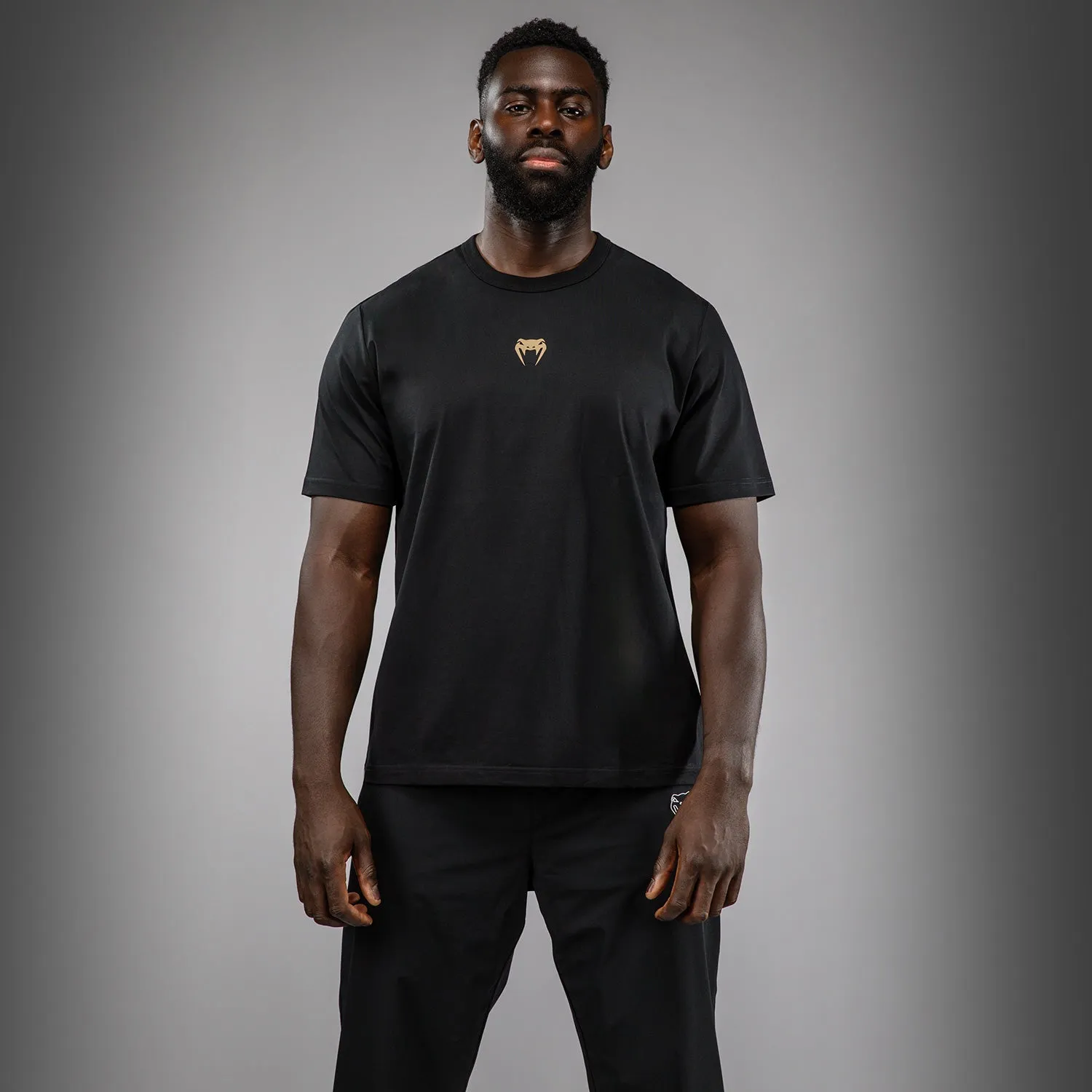 spandex blend Venum Invader T-Shirt - Black/Sand