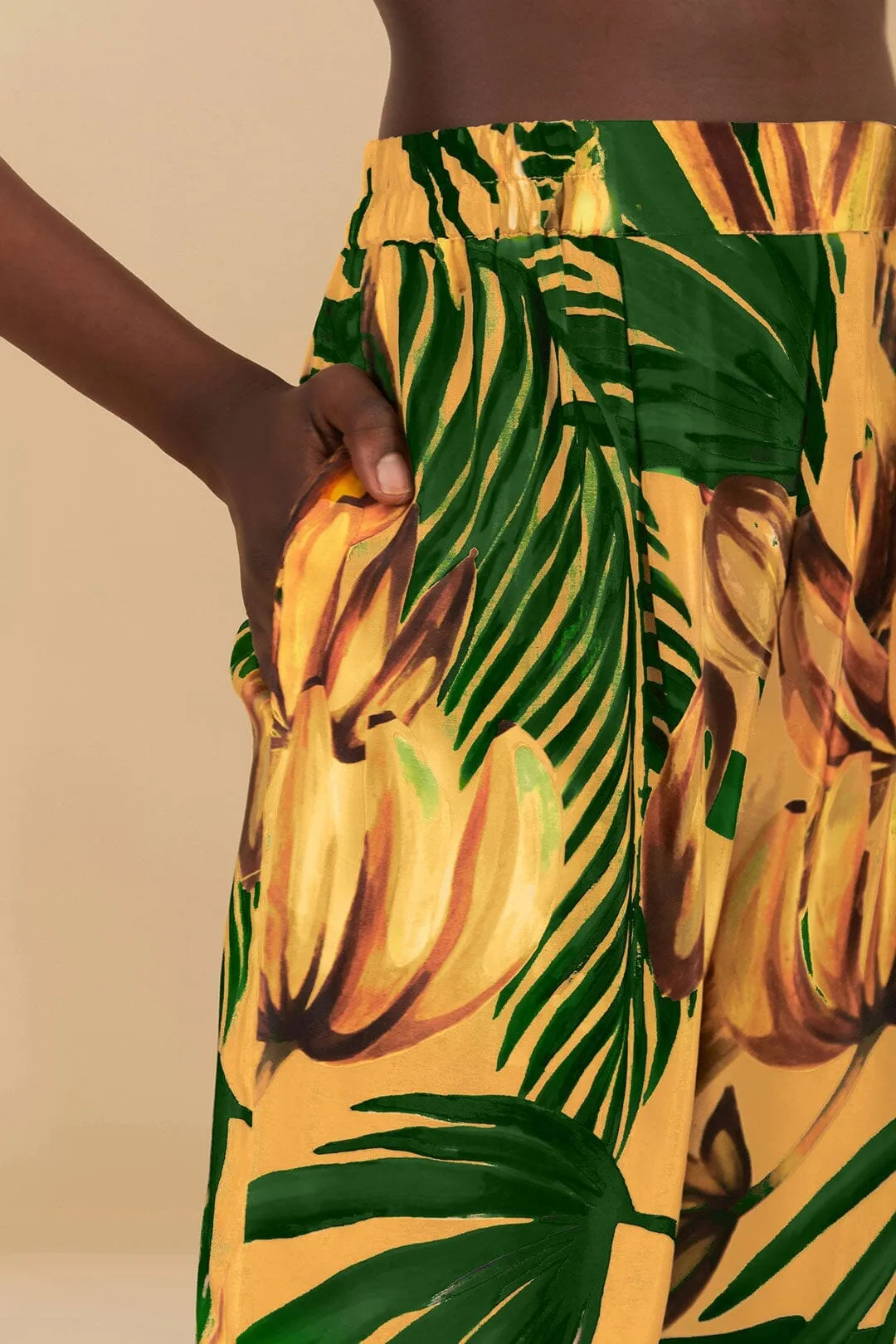 Yellow Bananart Pajama Pants Bold Design