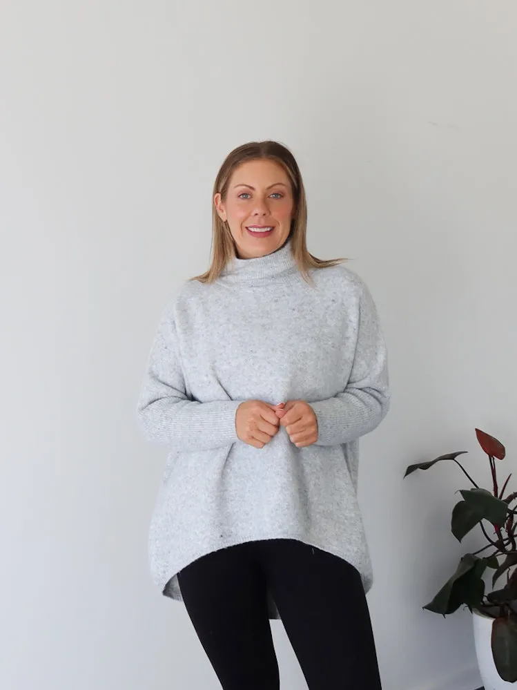 All Day Comfort Smart touch Yolanda Knit - Grey Fleck