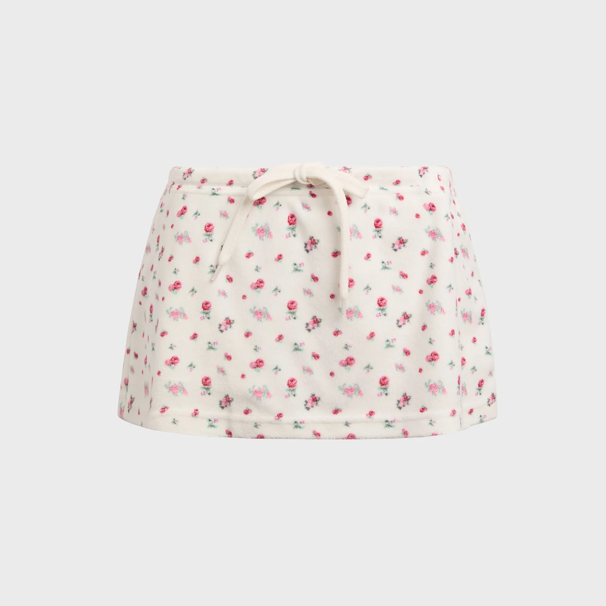 Breezy Mood Street Edge GUIZIO Dani Terry Mini Skort - Ditsy Floral